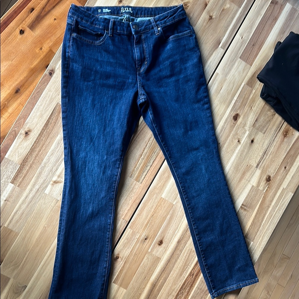 a.n.a Blue Straight Leg Jeans Classic Style